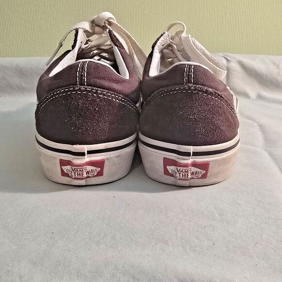 Classic Vans Low Top Sneakers Shoes Maroon Wine Color Womens 8 Mens 6.5 Lace Up - Picture 5 of 7